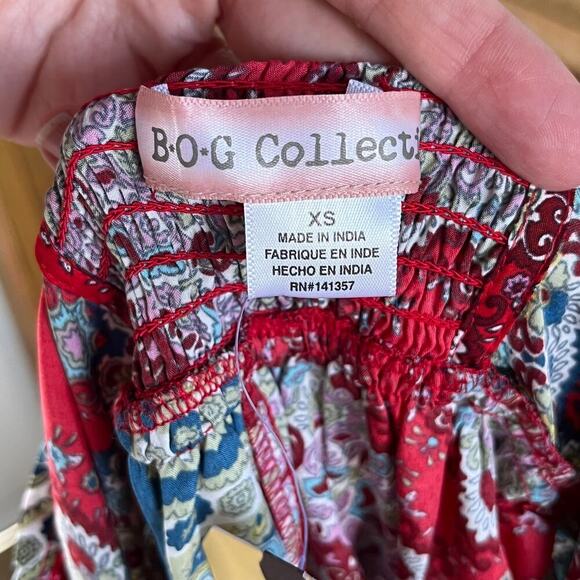 BOG Collective Colorful Printed Sleeveless Mini Dress Size XS. NEW - Picture 9 of 10